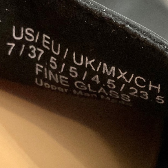 Black KENNETH COLE REACTION Open Toe Comfort Slingback Platform Sandal Sz 7 - Picture 13 of 14